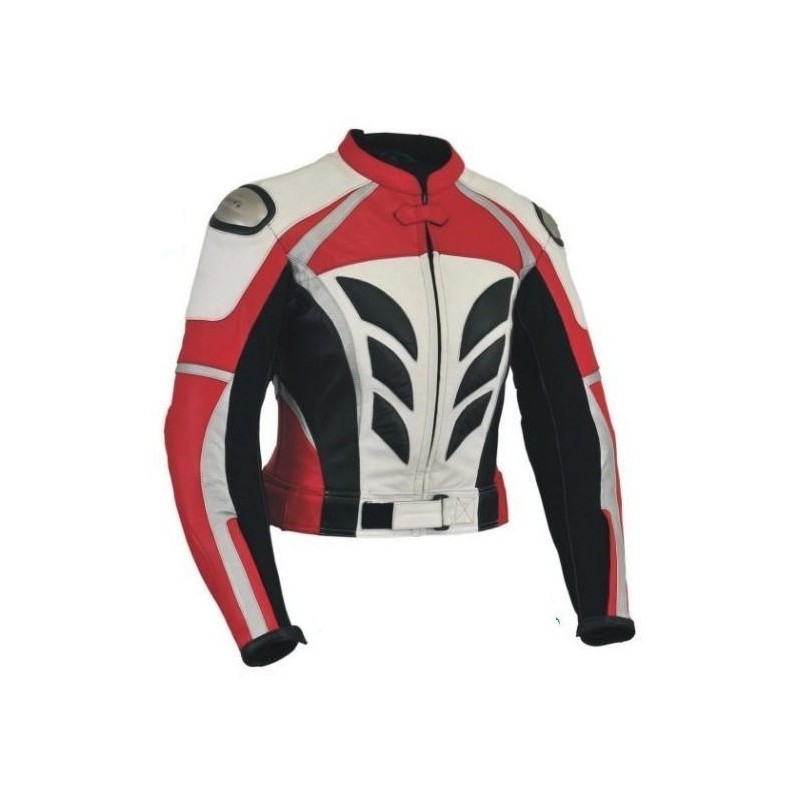chaqueta en piel mujer motera/Chaquetas de moto