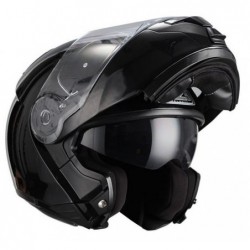 Casco de moto Modular negro mate NZI