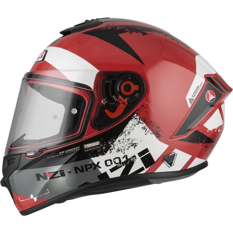 Casco NZI  TRENDY red.FF244