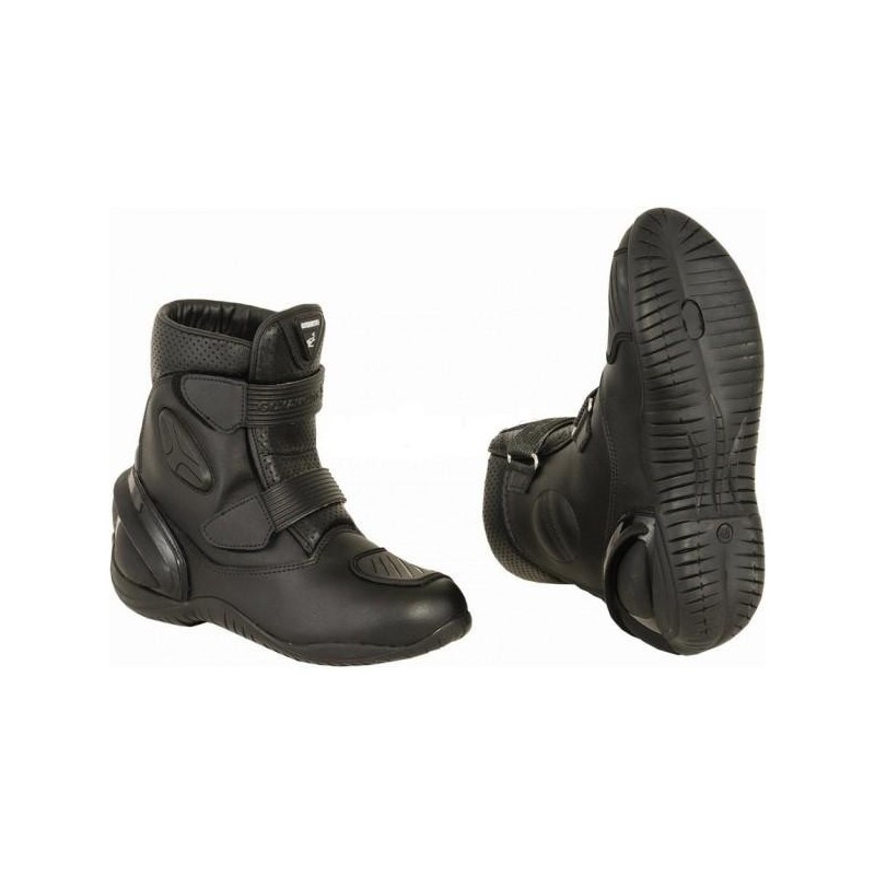 Botas en cuero/botas carnet A2-moteras de piel