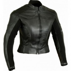 Chaqueta en Piel Para Chicas moteras