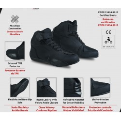 Botas/moteras/piel/Botas de moto las Palmas